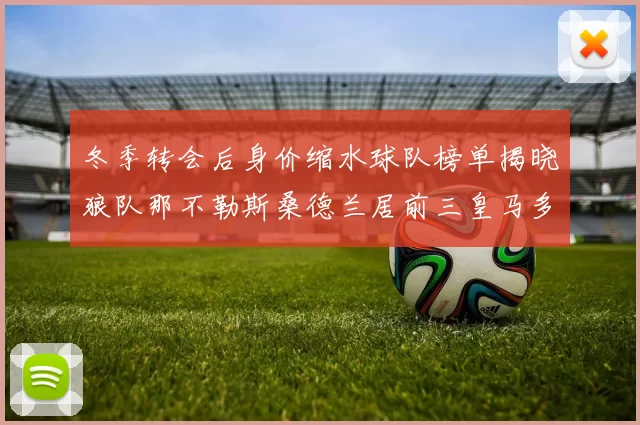 冬季转会后身价缩水球队榜单揭晓狼队那不勒斯桑德兰居前三皇马多特也在其中