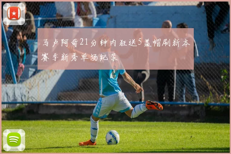 马卢阿奇21分钟内狂送5盖帽刷新本赛季新秀单场纪录
